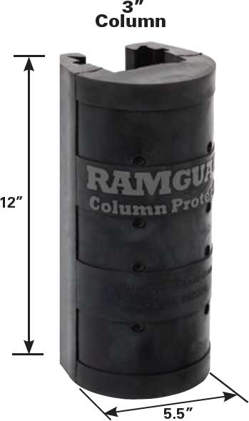 3 inch RAMGuard with measurement