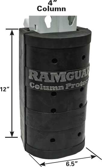 4 inch RAMGuard with measurement